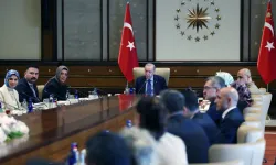 Erdoğan şehit yakınları ve gazileri ağırladı