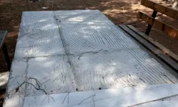 Sultanköy Barajı'ndaki piknik alanının fayansları çalındı!