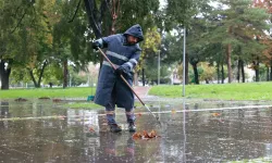 Osmangazi'de park ve yeşil alanlarda yoğun mesai