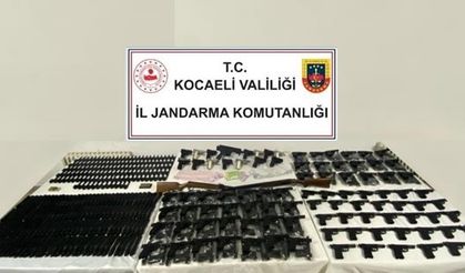 Kocaeli’de bir ayda 28 silah ve 835 silah parçası ele geçirildi