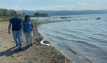 İznik gölü çekildi, tarihi sikkeler su yüzeyine çıktı