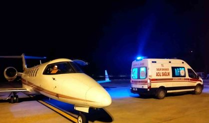 Bursa’ya 61 yaşındaki hasta ambulans uçakla tedavi için getirildi