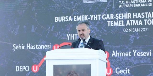 Bursa'da Raylı sistem ağı genişliyor