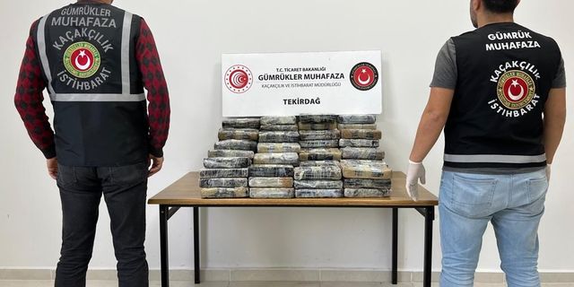 Konteynerden 114 kilogram kokain ele geçirildi