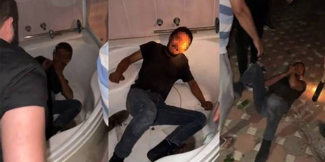 Hırsızlık yapan zanlı jakuzide yakalanıp darp edildi