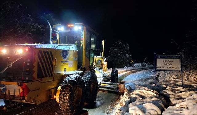 Bursa'da 169 mahalle yolu ulaşıma açıldı