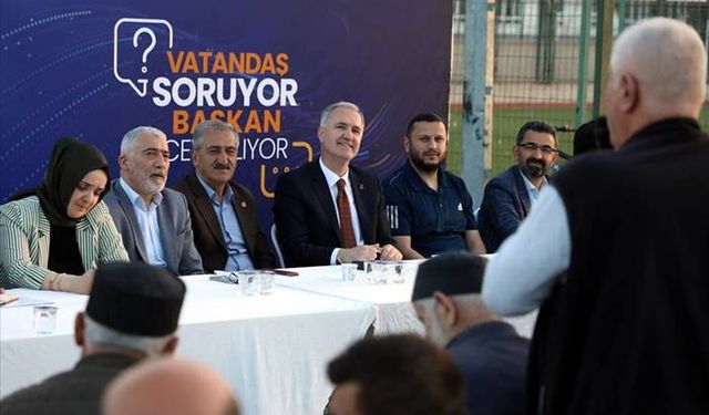 Başkan Taban Vatandaşların Sorularını Yanıtladı