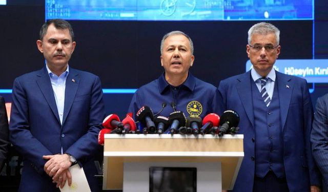 Bakan Yerlikaya'dan İstanbul Depremi Hakkında Açıklamalar