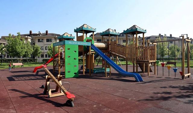 Nilüfer Belediyesi, 8 yeni park kazandırıyor.