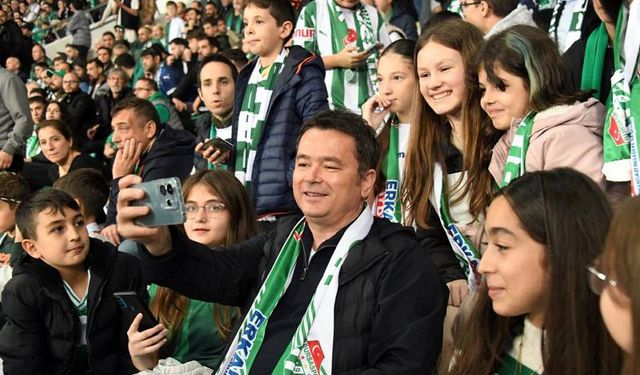 Bursaspor’a çocuklardan taraftar desteği