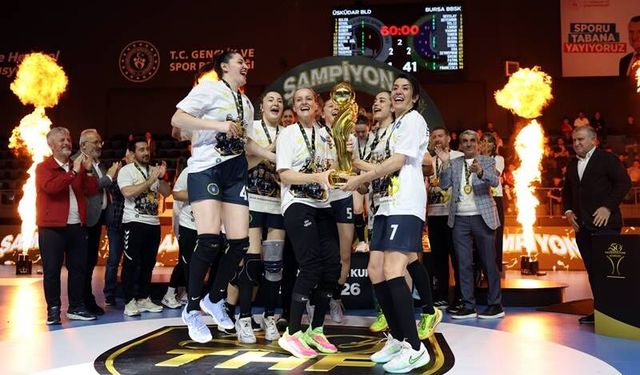 Bursa Büyükşehir Belediyespor Hentbolda Şampiyon