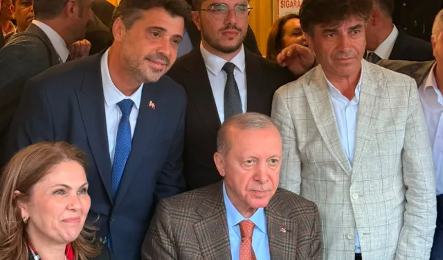 Erdoğan, Edirne heyetini kafeteryada kabul etti