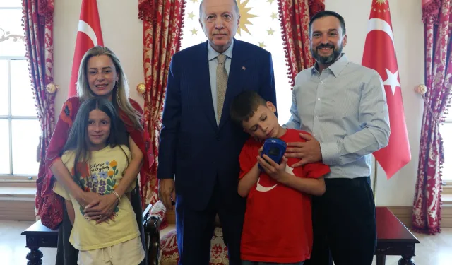 Cumhurbaşkanı Erdoğan,  Joshua Harris'i ağırladı