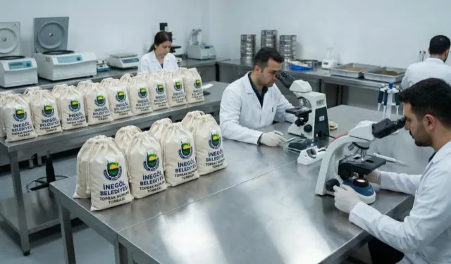 İnegöl'de toprağın röntgeni çekiliyor