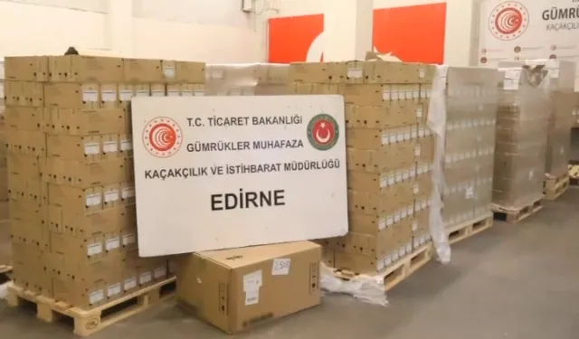 Kapıkule'de kaçakçılığa darbe!