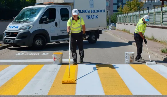 Yıldırım'da okul çevreleri güvenli hale getirildi