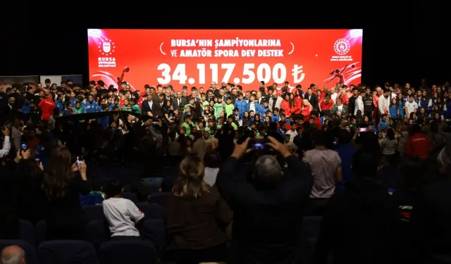 Şampiyonlara ve amatör spora 'Büyük' destek