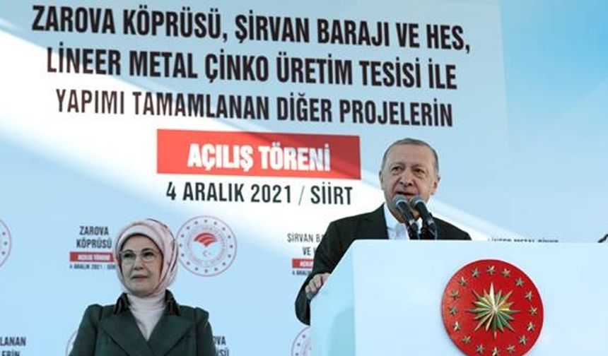 Erdoğan, “Bizim gündemimizde ülkemize daha fazla eser kazandırmak.''