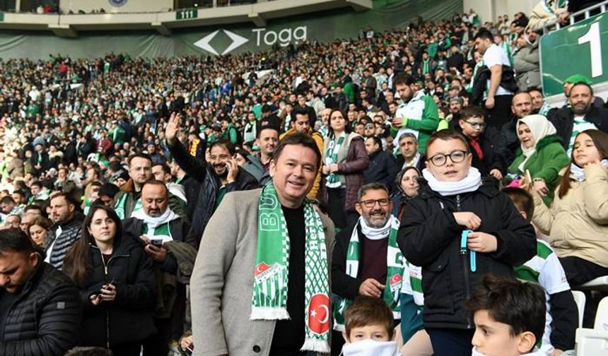 Osmangazi'li çocuklar Bursaspor maçına gitti