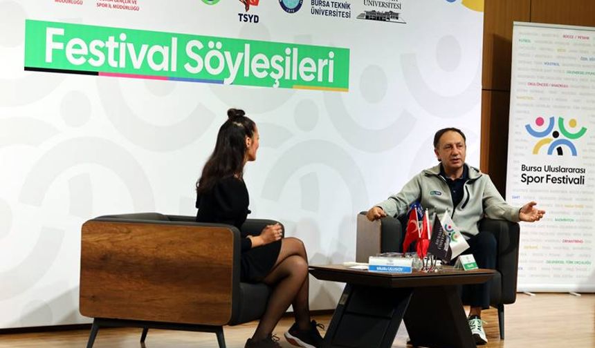 Orhun Ene, Spor Festivali'nde Gençlerle Buluştu