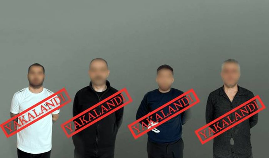 Kırmızı Bültenle Aranan 4 Suçlu Yakalandı