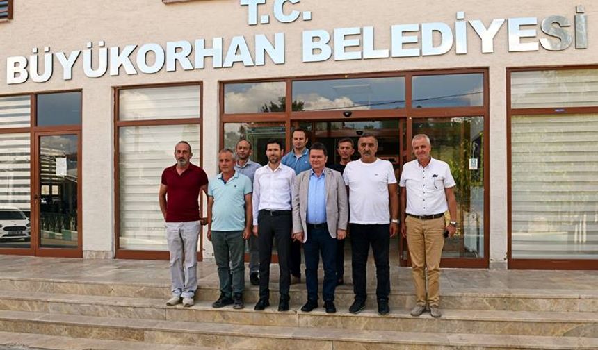 Başkan Aydın’dan Harmancık’a geçmiş olsun ziyareti