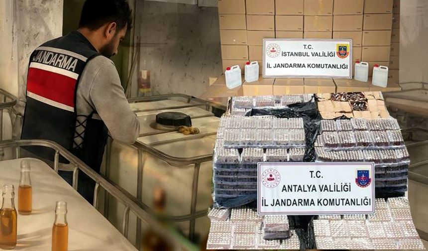 81 İlde 'Sahte Alkol' Operasyonu: 121 Gözaltı