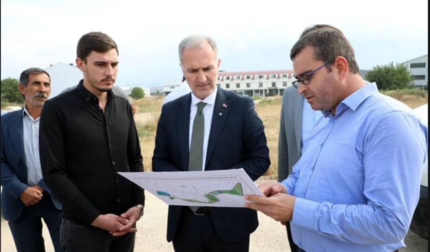 İnegöl’ün Yeni Oksijen Deposu İçin Çalışmalar Başladı