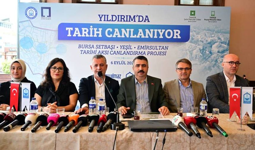 Yıldırım Belediyesi'nden Tarihi Yaya Aksı Projesi