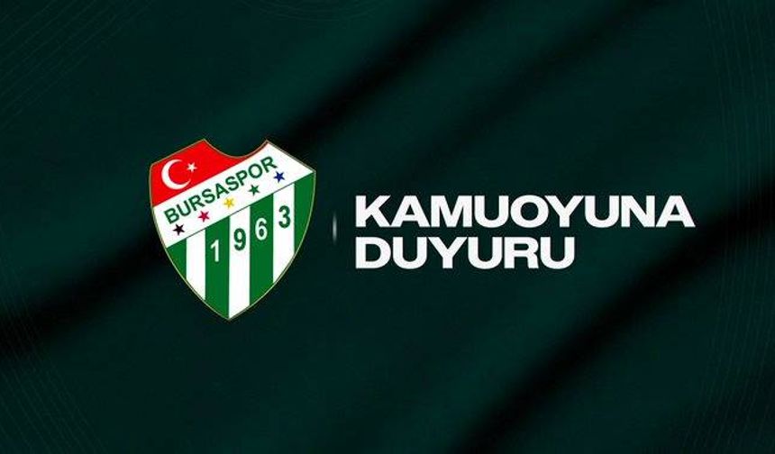 Bursaspor'da teknik ekipte istifalar