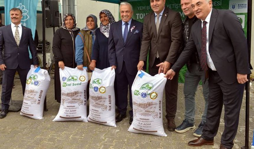 Bursa Büyükşehir Belediyesi'nden Üretene destek,