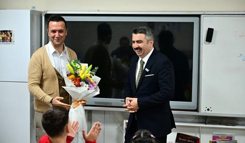 Başkan Oktay Yılmaz, eğitimcilerle bir araya geldi.