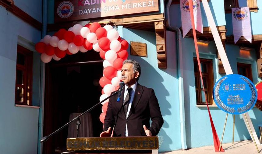 Gemlik'te Kadın ve Çocukların Yeni Merkezi açıldı