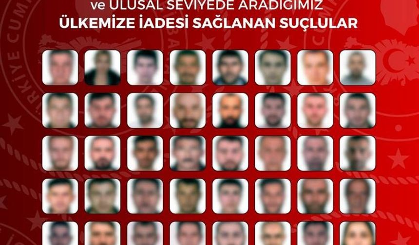 7 Ülkeden 61 Kişi Türkiye’ye İade Edildi!