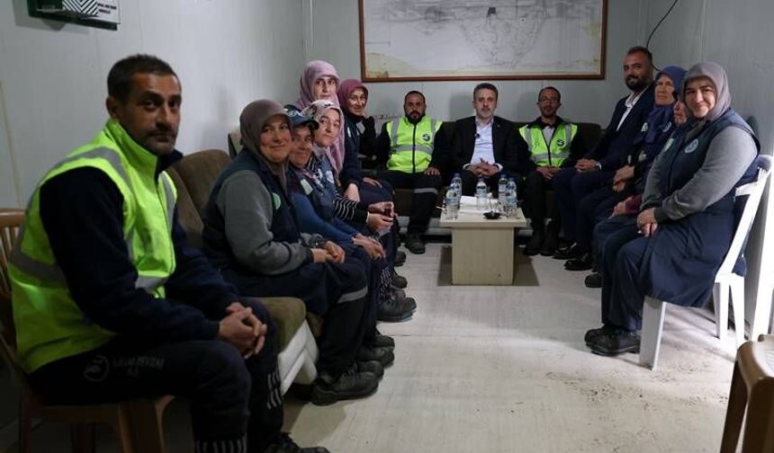 Başkan Vekili Şahin Biba Emekçilerle Buluştu