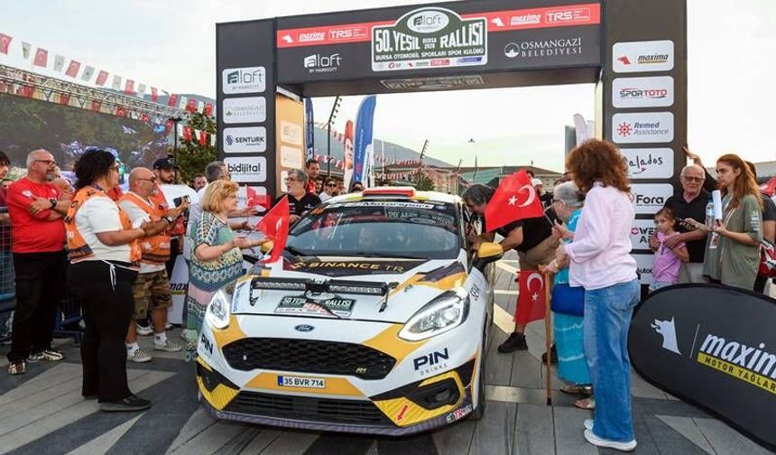 50. Yeşil Bursa Rallisi’nin startı Osmangazi’den verildi.