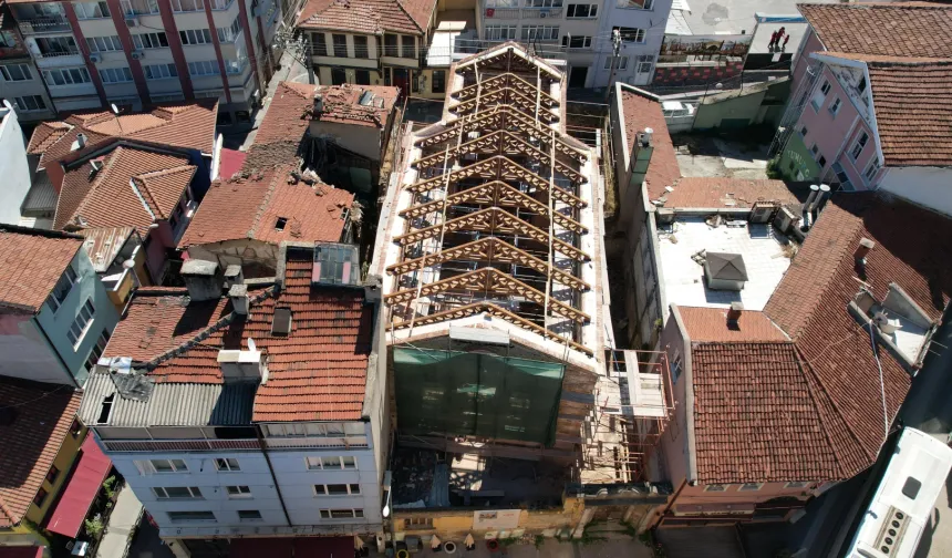 Bursa Yıldırım'da Setbaşı Sanat Merkezi'nde son rötuşlar
