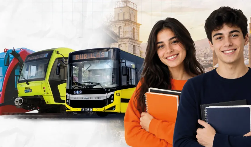 Üniversite adaylarına ücretsiz ulaşım desteği