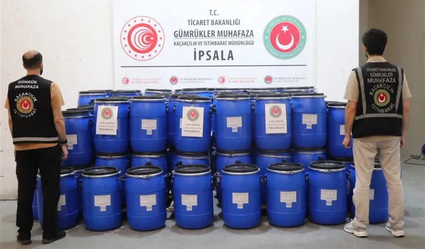 Sınırda dev yasaklı madde  operasyonu