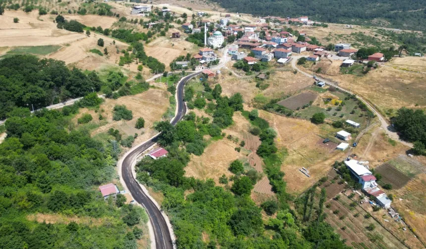 Bursa Orhaneli'nin yolları yenileniyor