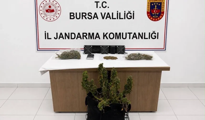 Bursa'da yasaklı maddeye 3 gözaltı!