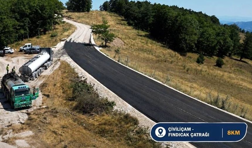 Bursa’da 45 Kilometrelik Kırsal Yol Ağı Yenileniyor