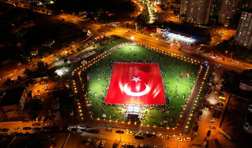 En büyük bayrak Kayseri Talas'ta dalgalanacak