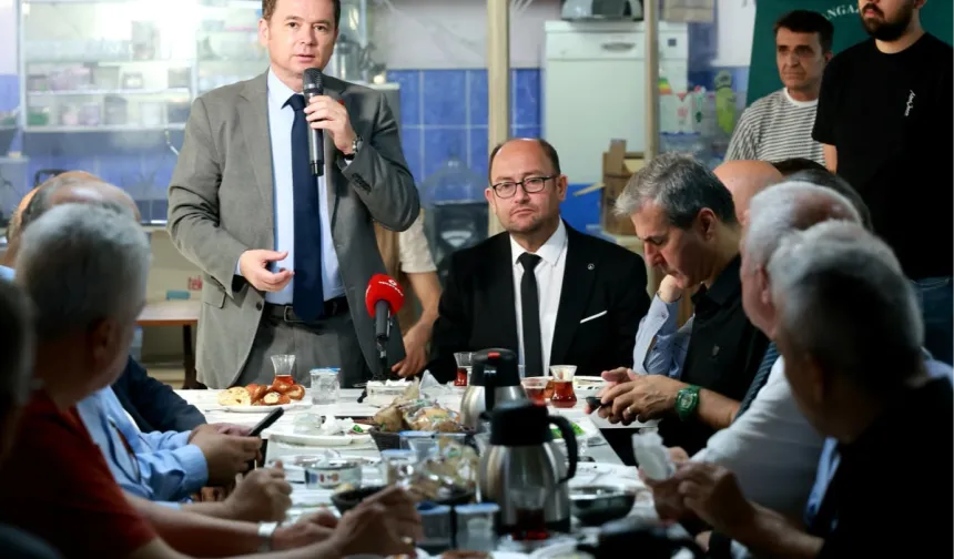 Başkan Erkan Aydın'dan ayakkabıcı esnafına yeni yer müjdesi