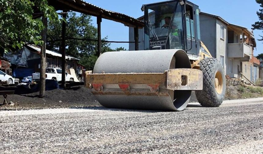 Bursa Büyükşehir, Osmangazi Dağakça Yolu'nu yeniledi