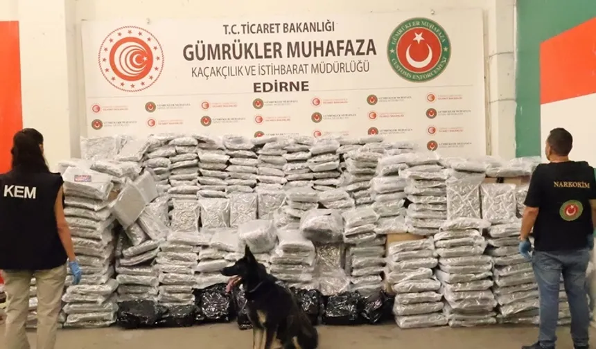 810 kilogram yasaklı madde ele geçirildi