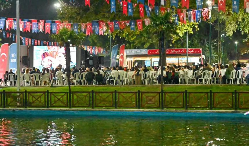 Bursa Büyükşehir'den Kültürpark'ta Yeşilçam esintisi