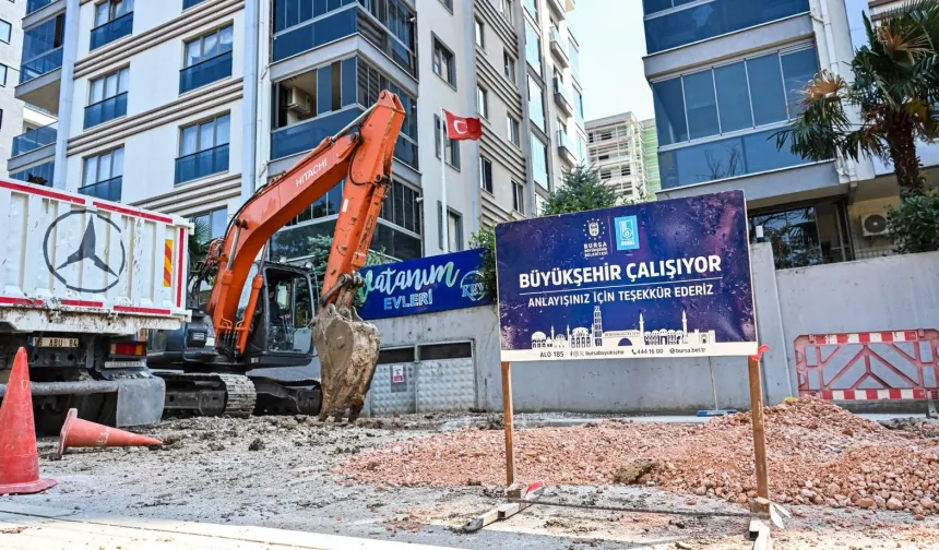 Bursa Nilüfer'in altyapısı Büyükşehir'le güçleniyor