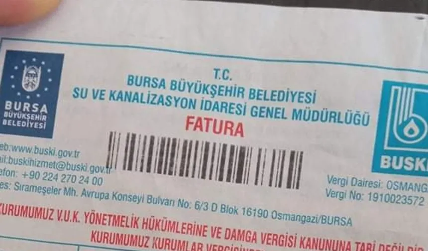 BUSKİ'den su tarifeleri ilgili açıklama