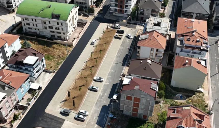 İnegöl'de Yeni Mahalle'ye 64 araçlık otopark